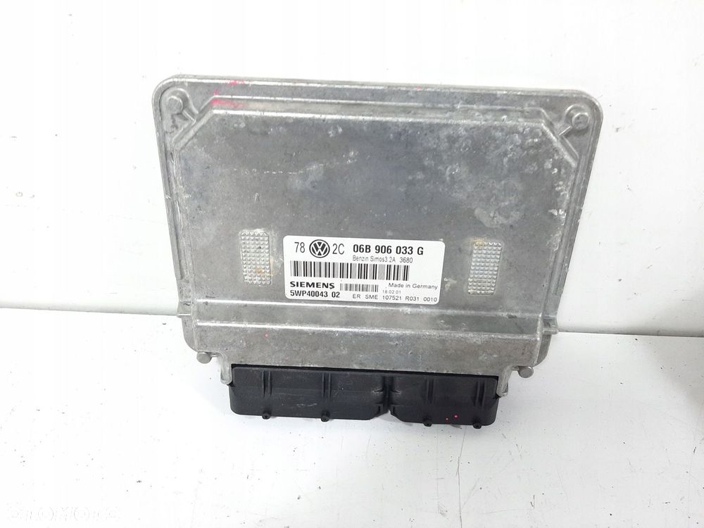 VW PASSAT B5 LIFT 2.0 8V 01R STEROWNIK SILNIKA ZESTAW 06B906033G KLUCZ IMMO - 14