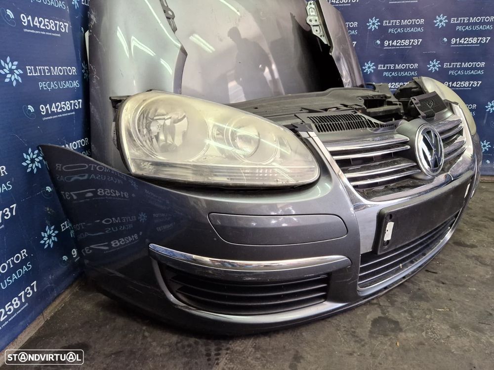Frente completa usada VW JETTA GOLF V VARIANT VOLKSWAGEN 2.0 TDI capot parachoques oticas guardalamas - 5
