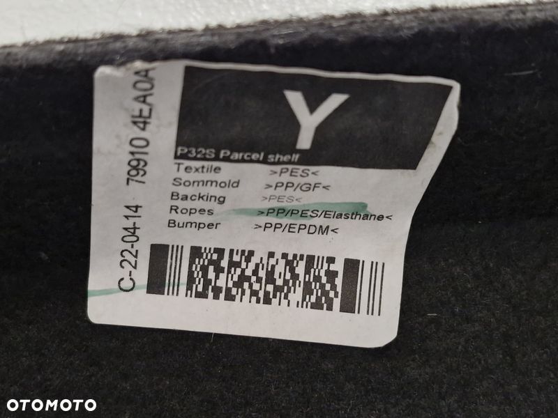 NISSAN QASHQAI II 2 J11 PÓŁKA BAGAŻNIKA TYŁ TYLNA - 11