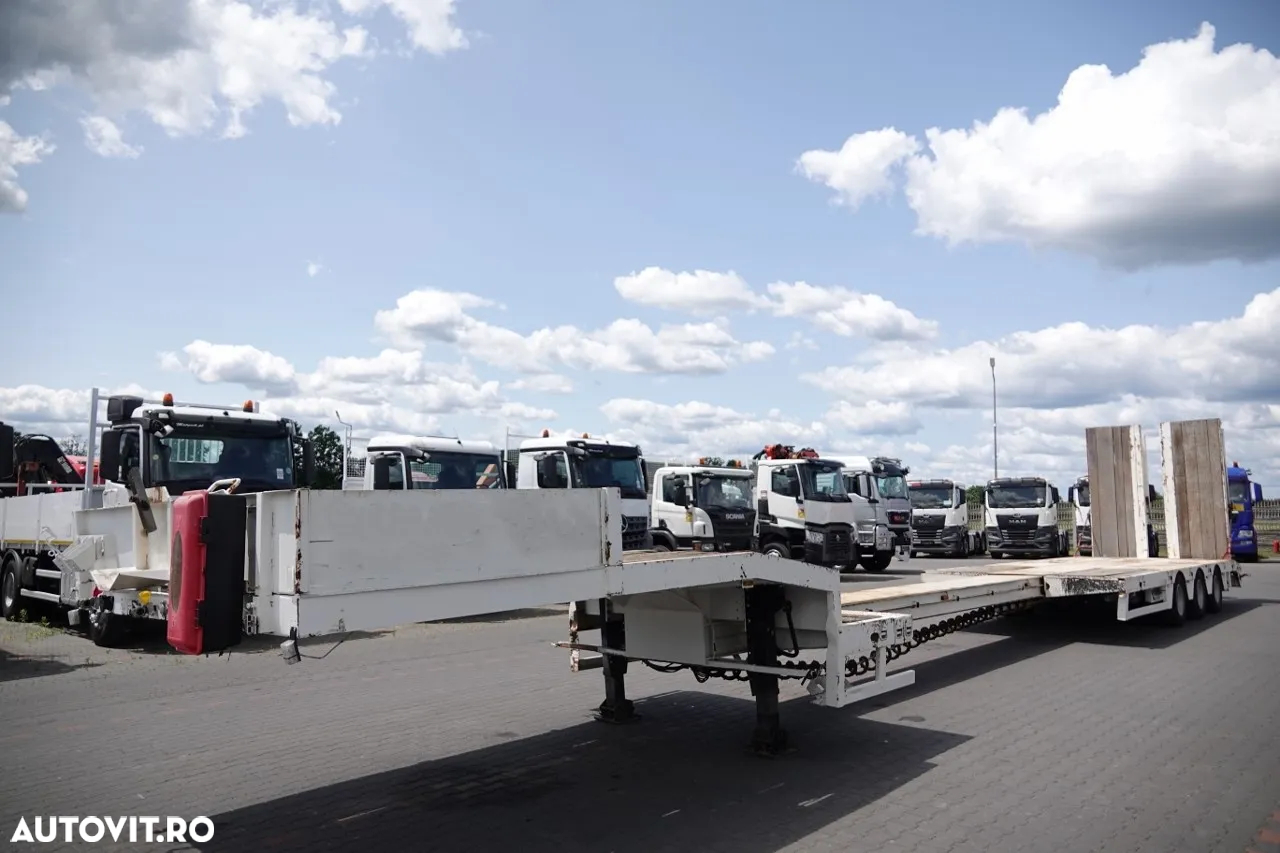 Faymonville ȘASIU JOS FAYMONVILLE / STN-3A / EXTENSIBIL / VANZĂ PORTABILE / 19 M / RAMPE HIDRAULICE / IMPORTATE - 6