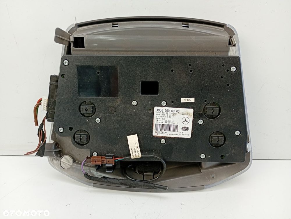 lampka oświetlenie kabiny schowek na okulary mercedes sprinter W906 lift vw crafter A9069000300 - 6