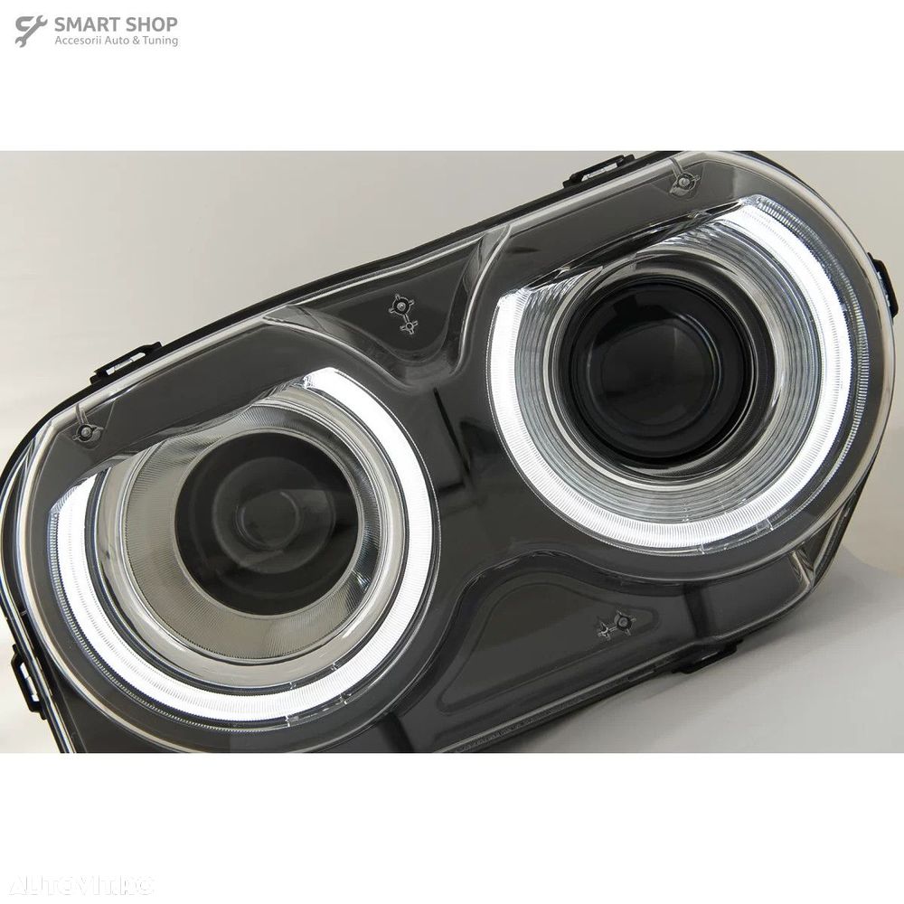 Faruri LED Dodge Challenger (2015-2024) Negru - 7