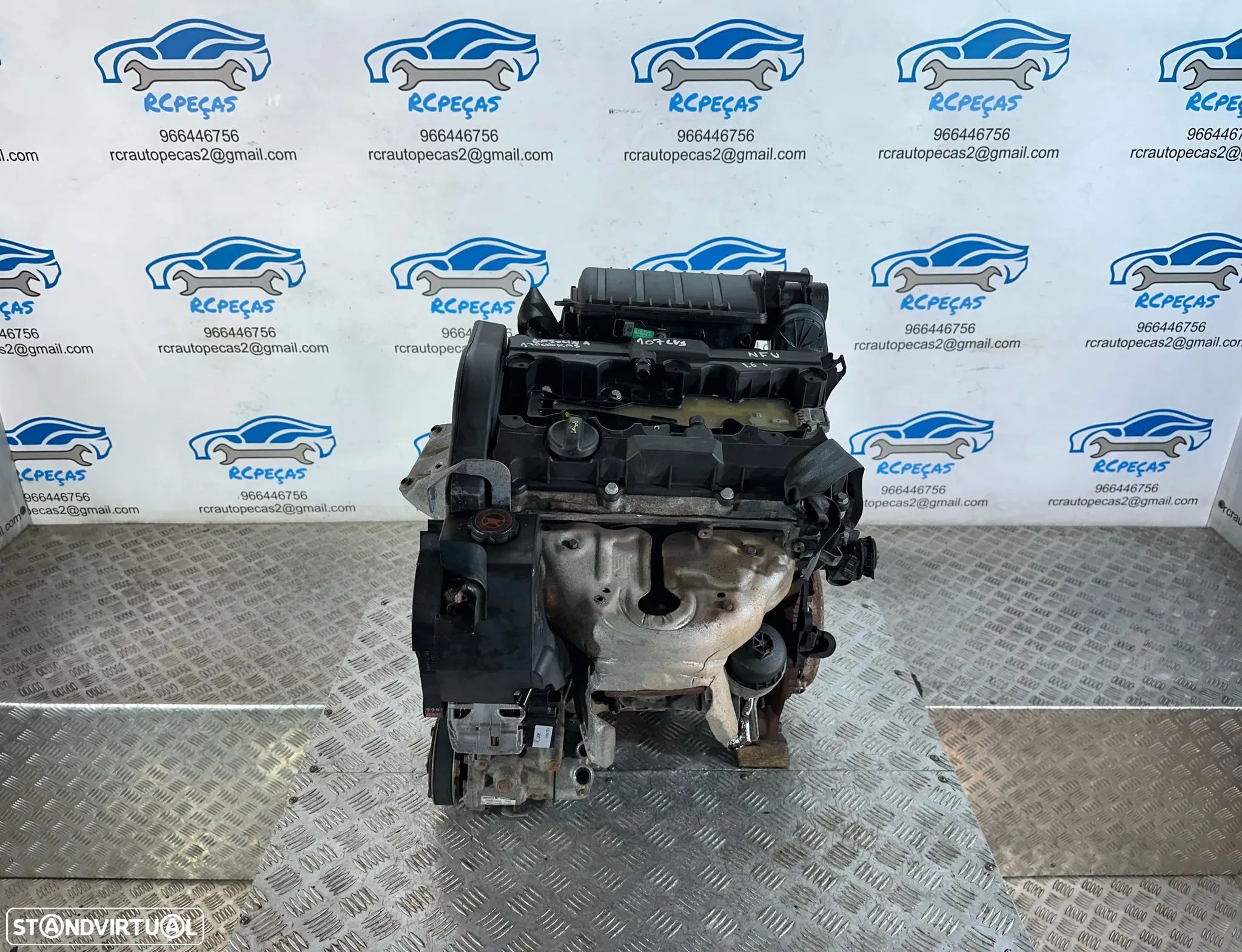 .Motor Completo PSA Peugeot Citroen NFU TU5JP4 1.6i 16V 110cv - 1