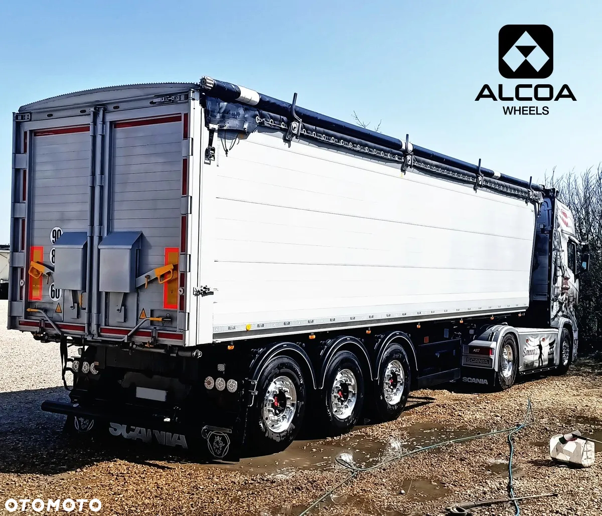 Do 200 kg mniej!! / Felgi ALCOA / 22,5 x 11,75 / Ceny NETTO-od 1.735,-PLN !! / Aluminiowe felgi / ET 120 / DB - 14