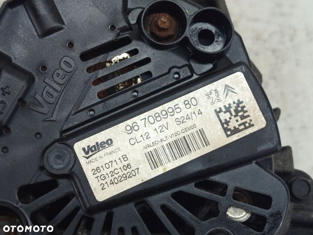ALTERNATOR PEUGEOT 208 308 CITROEN 1.2 VTI HMZ 9670899580 - 6