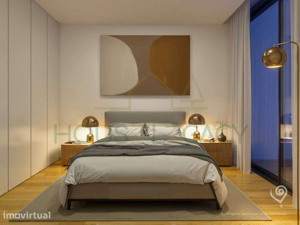 Apartamento T1 Novo com Varanda e Lugar de Garagem | Agra Campus 3 ... - Grande imagem: 2/9