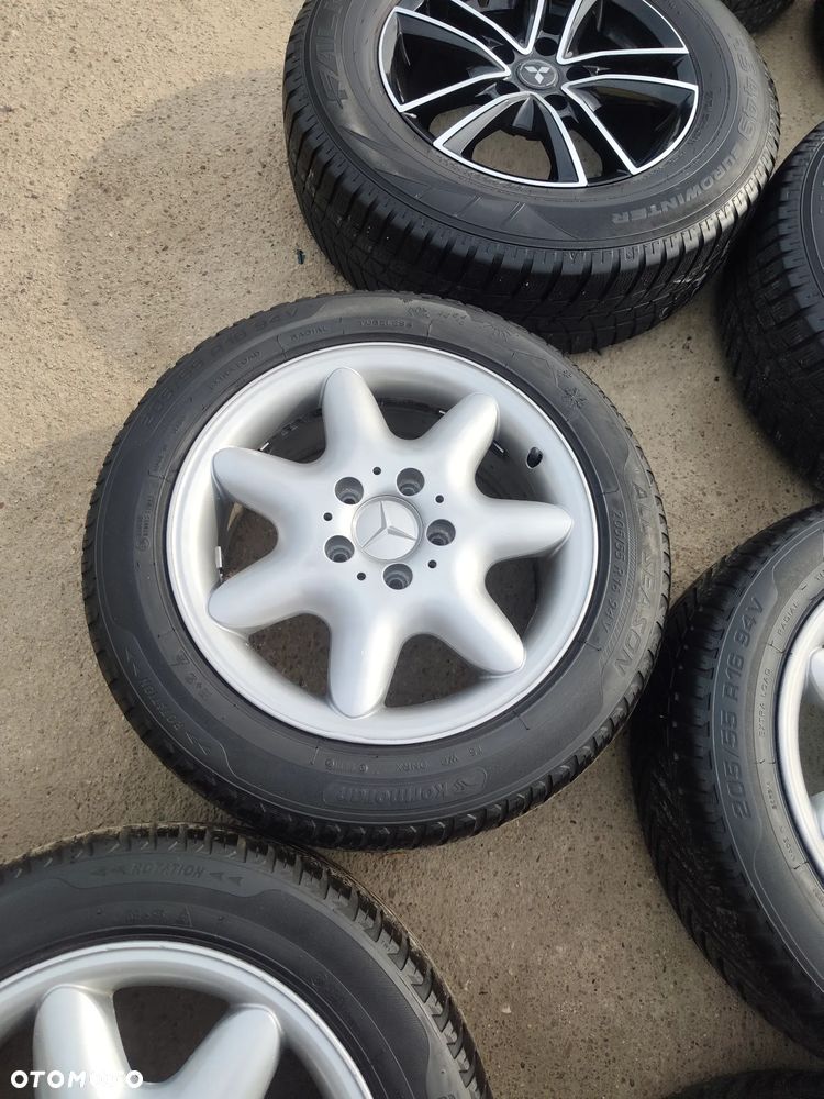 5x112 Felgi Aluminiowe Alufelgi Oryginalne 16 Mercedes Koła Całoroczne Wielosezonowe C KLASA W202 W203 CLK W208 W209 W124 W201 190 W W210 SLK R170 R171 5mm Legnica ALU-RAD 205/55 - 7
