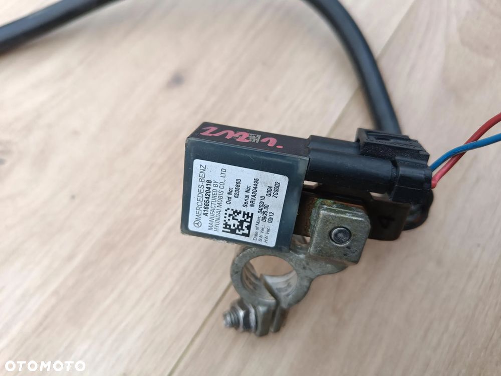 MERCEDES W166 W204 W207 W212 KLEMA MINUSOWA PIROTECHNICZNA IBS A1665420418 - 2