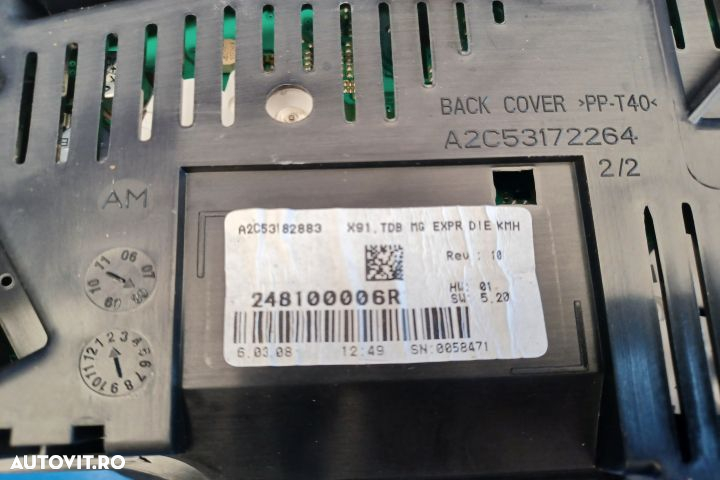 Ceasuri bord A2C53182883 248100006R Renault Laguna 3 [2007 - 2011] Gr - 4