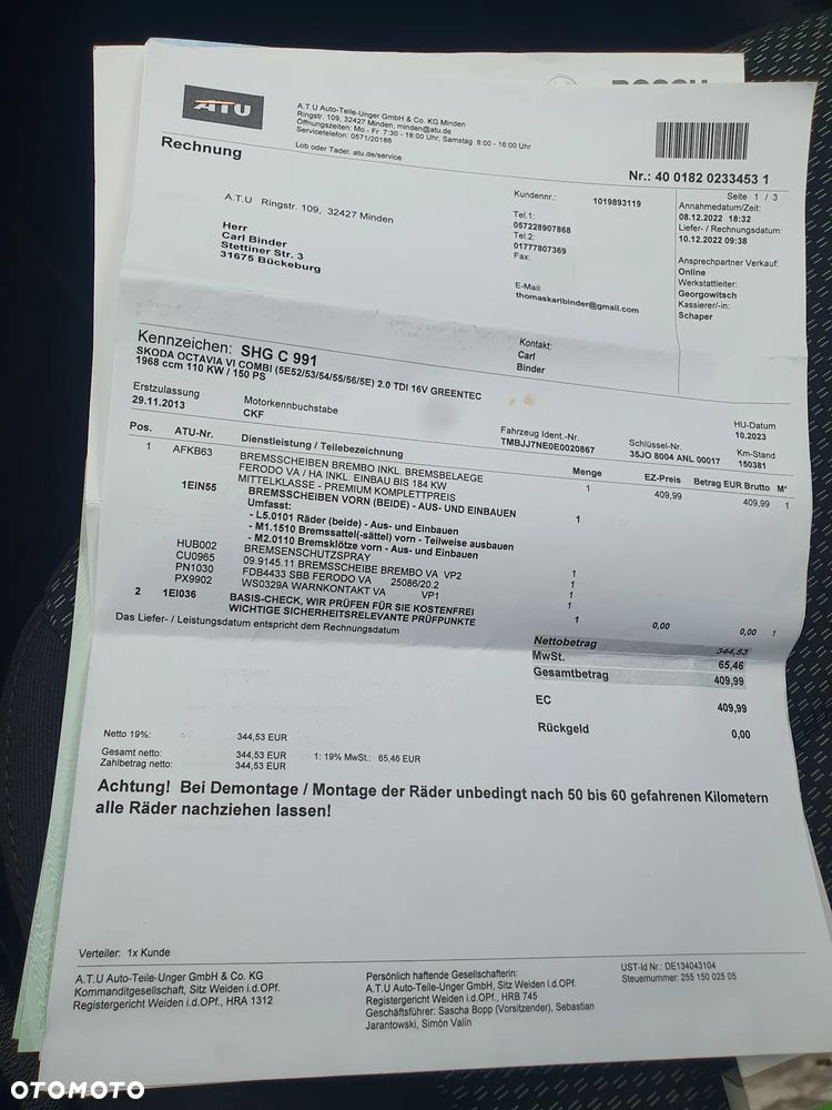 Skoda Octavia 2.0 TDI Green tec Elegance - 28