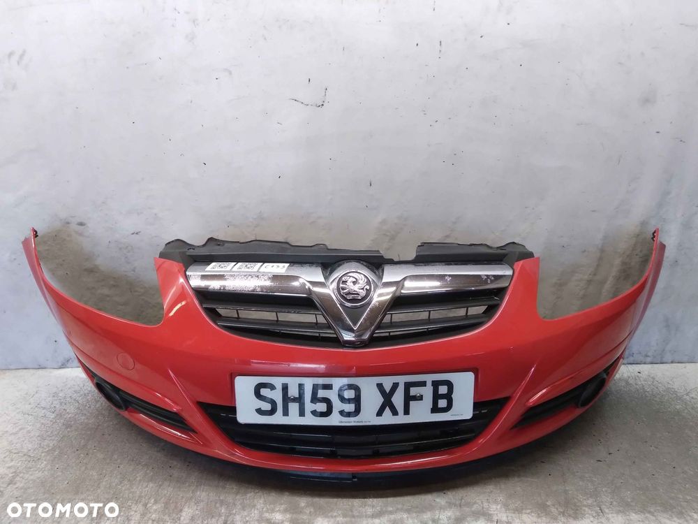 $ ZDERZAK PRZÓD PRZEDNI DO OPEL CORSA D KOD KOLOR Y547 CZERWONY - 1