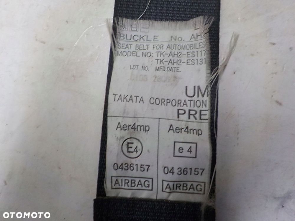 SUBARU IMPREZA III GH PAS BEZPIECZEŃSTWA NAPINACZ LEWY PRZÓD KIEROWCY - 5