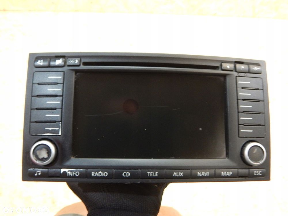 vw t5 multivan radio cd navi 7h0035191 uszkodzone - 2