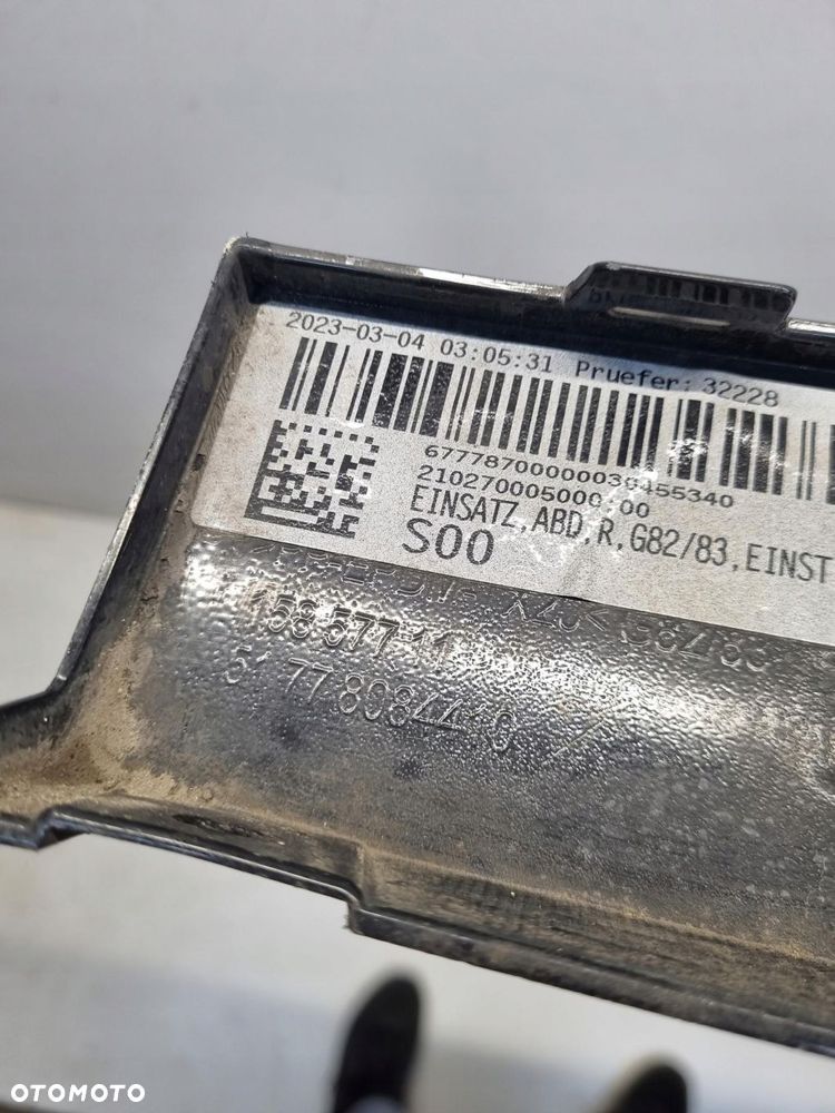 bmw m4 g82 g83 m-power próg nakładka listwa progowa prawa ładna - 7