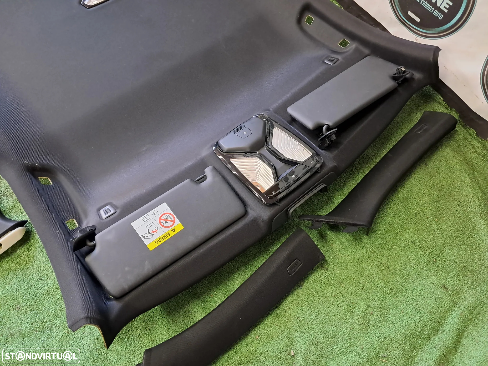 Teto Cupula Forro do Teto BMW Serie 3 G20 CARRO Pack M preto original 2019-2024 318 320 325 330 - 3
