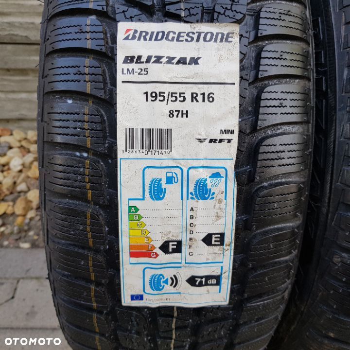 2x 195/55R16 Bridgestone Blizzak LM 25 RSC Nowa para opon zimowych Poznań - 2