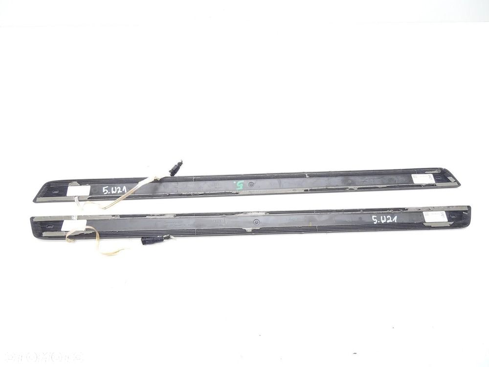 LISTWA NAKŁADLA PROGU PRAWA LEWA KOMPLET 8V3947417 8V3947418 AUDI A3 8V 3D - 6