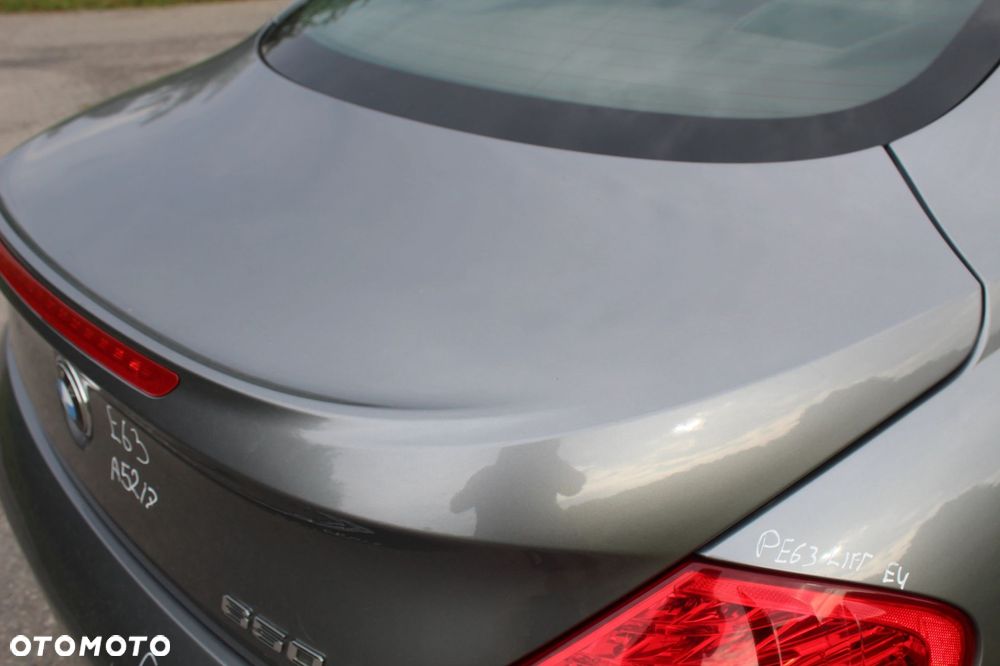 KLAPA BAGAŻNIKA TYŁ BMW E63 LIFT A52 SPACEGRAU - 4