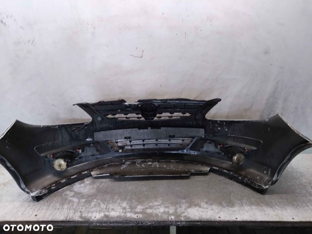 ^ ZDERZAK PRZÓD PRZEDNI OPEL CORSA D Z157 SREBRNY HALOGENY - 7