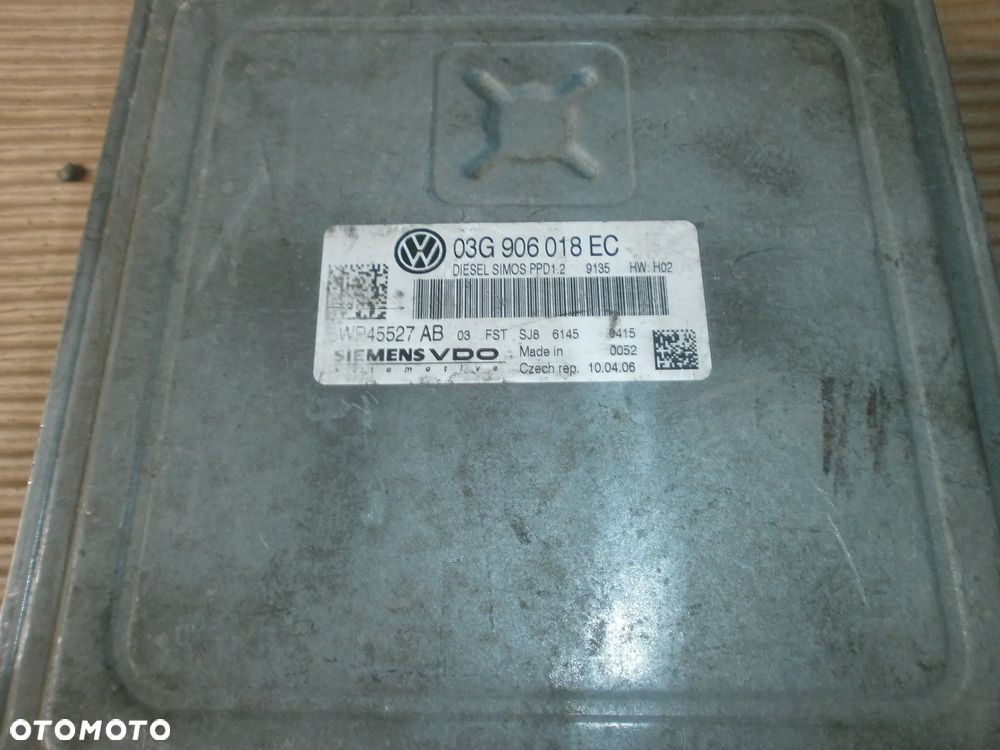 STEROWNIK SILNIKA 03G906018EC 2.0TDI VW SKODA SEAT - 2