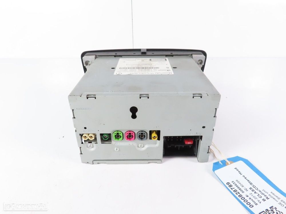 Sistema / Unidade de navegação Rádio CD / GPS Usado / Original MERCEDES-BENZ B-C... - 3