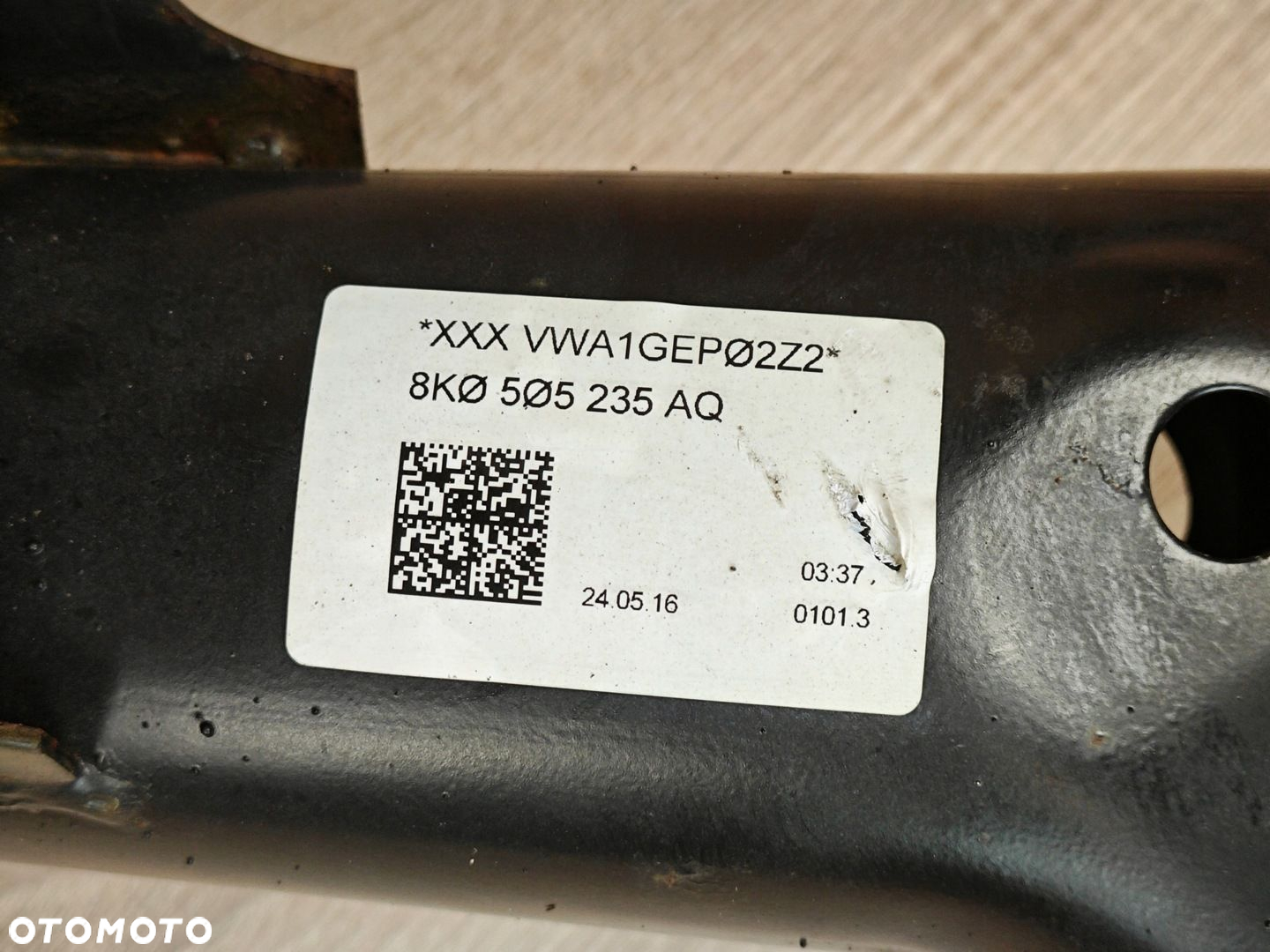 ORYGINALNY WÓZEK SANKI ZAWIESZENIA TYŁ AUDI A5 8T QUATTRO 8K0505235AQ 14km - 8