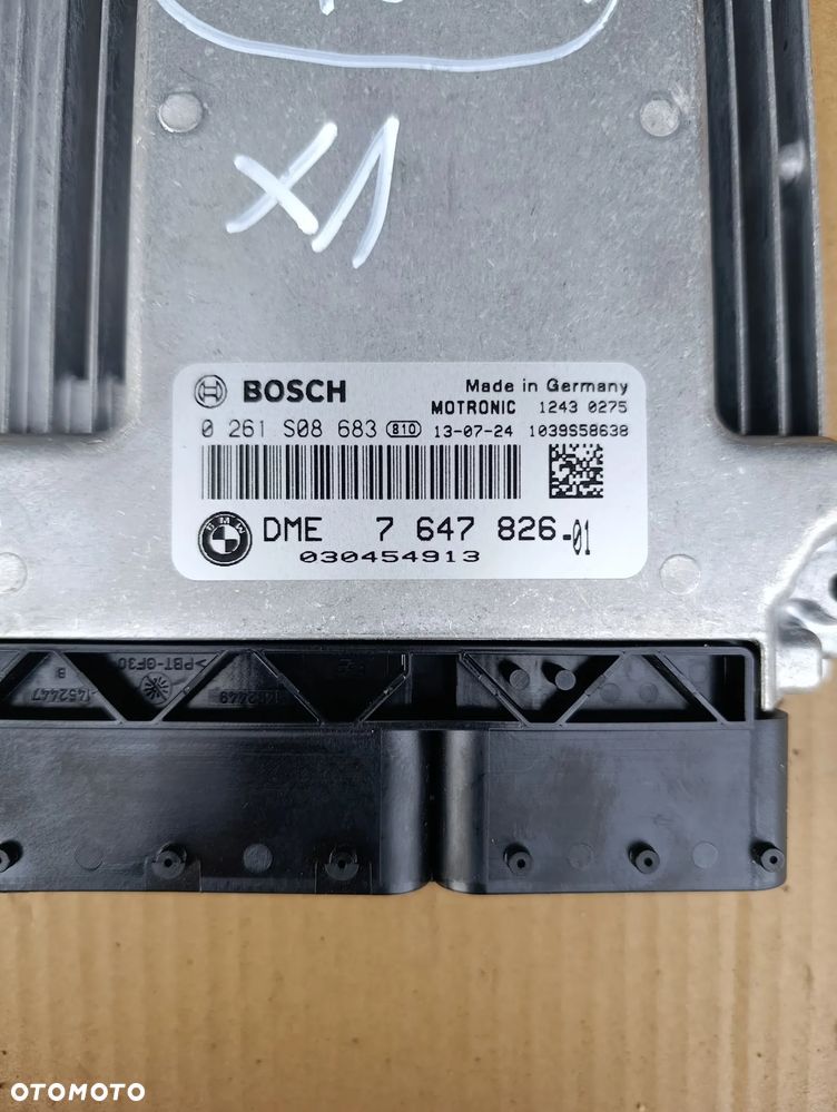 BMW X1 E84 2.0 B STEROWNIK KOMPUTER SILNIKA 7647826 - 2