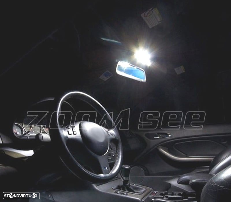 KIT COMPLETO 18 LAMPADAS LED INTERIOR PARA BMW SERIE 3 E46 WAGON TOURING 316I 318I 320I 323I 325I 32 - 3
