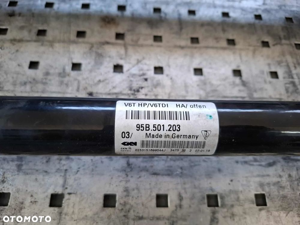 PÓŁOŚ TYLNA TYŁ PÓŁOŚKA 95B501203 PORSCHE MACAN 95B 3,6 - 4