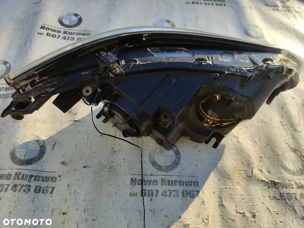 BMW E60 E61 Lampa przednia lewa zwykła H7 przed lift - 6