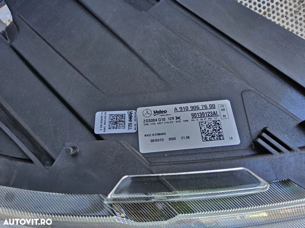 Far Led Mercedes Sprinter w907 faruri Led stânga dreapta complete cod a9109067600 a9109067500 dupa 2018 - 7