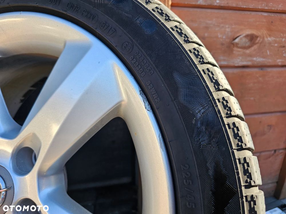 KOŁA FELGI ALUMINIOWE OPONY OPEL VECTRA C ASTRA H ZAFIRA B MERIVA B SIGNUM 17" 7J 5x110 ET35 225/45/17 - 5