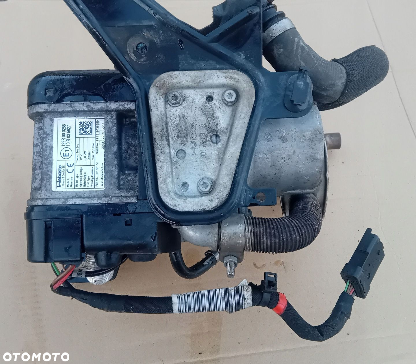 OGRZEWANIE POSTOJOWE WEBASTO THERMO TOP EVO CITROEN C5 III X7 EU 9687946580 - 13