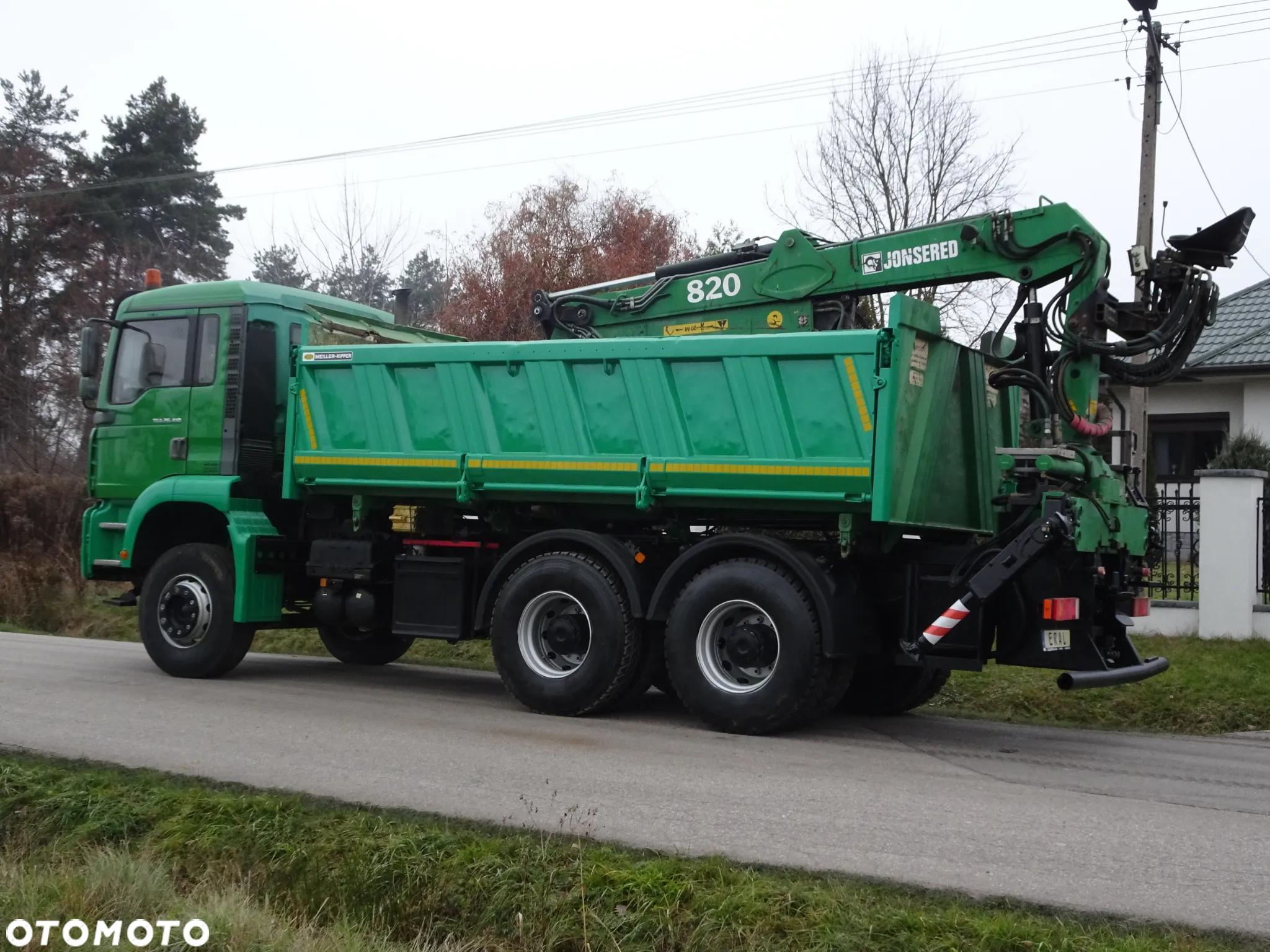 MAN 26.410 Wywrotka 6x4 Kiper Meiller Hydroburta HDS Jonsered stare tacho - 5