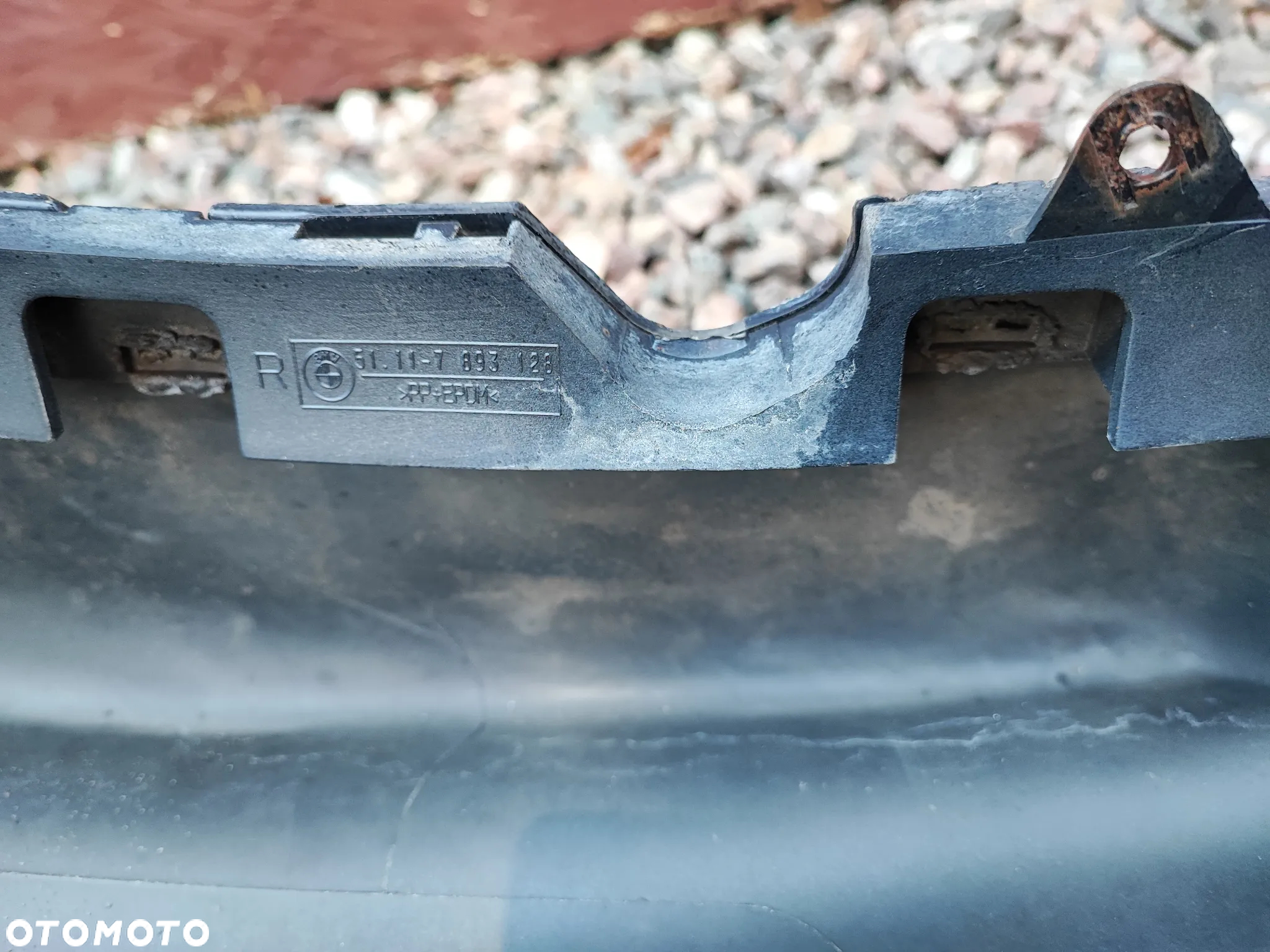 BMW E46 SEDAN / KOMBI ORYGINALNY ZDERZAK M-PAKIET PRZÓD POŁÓWKA DO SPAWANIA W KOLORZE ORIENT-BLAU METALICK O NR.  51 11 7 893 328 OEM - 14