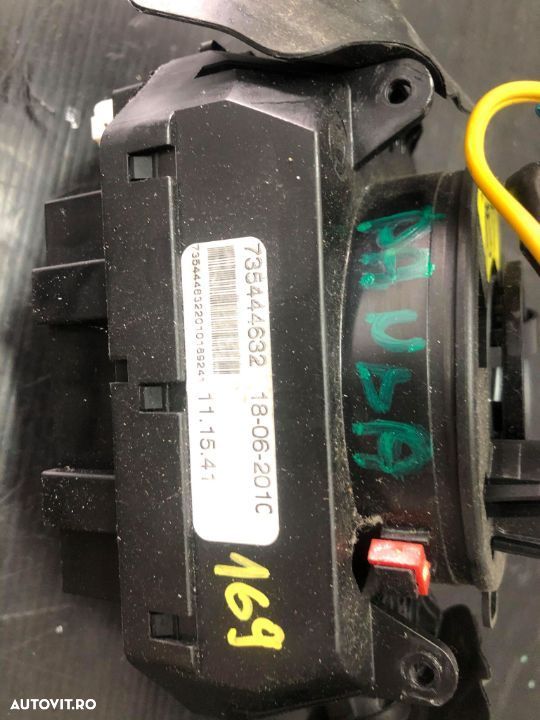 Bloc lumini maneta semnalizare stergator parbriz fiat panda 169 dupa 2003 - 3