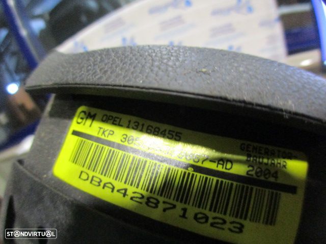 Airbag Condutor 13168455 OPEL ASTRA H COMBI 2004 1.7 CDTI 101CV 5P PRETO - 3