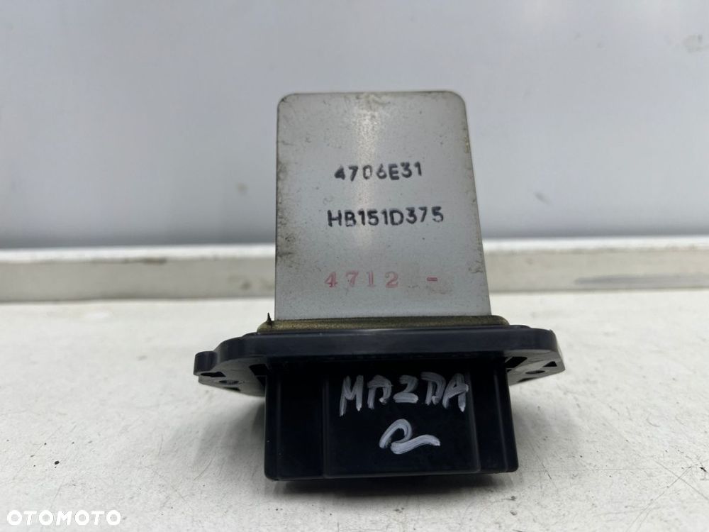 Opornica Mazda 2 I DY 02-07r rezystor wentylatora dmuchawy HB151D375 - 2