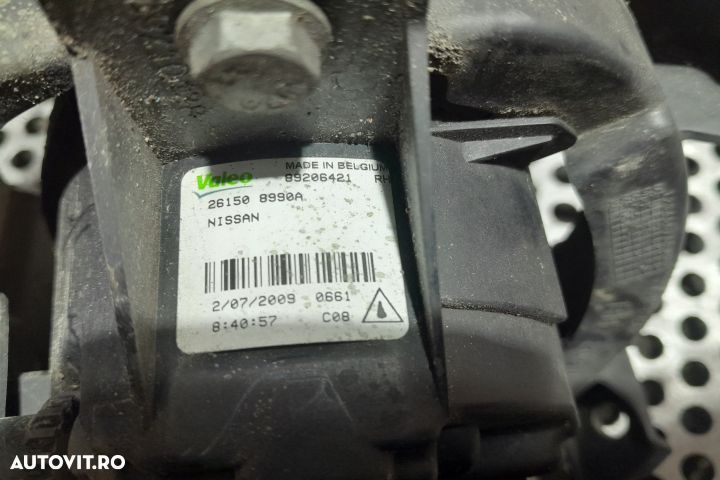 PROIECTOR STANGA 261508990A 261508990A Nissan Qashqai 1 J10 [2007 - 2 - 3