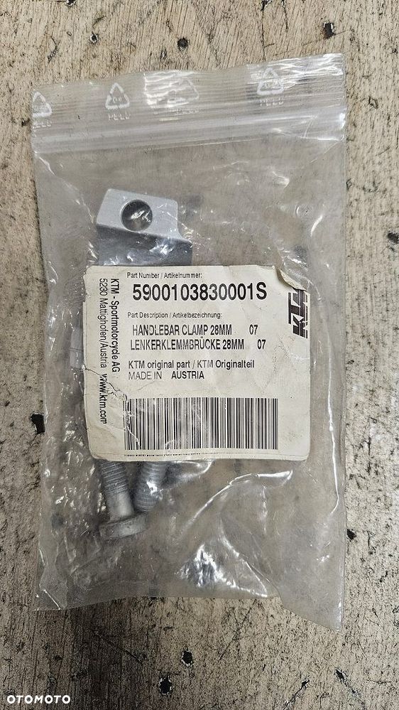 Mocowanie Kierownicy 28mm KTM EXC SX 125 250 300 450 990  5900103830001S - 2