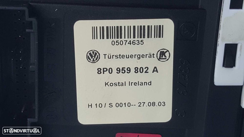 MOTOR ELEVADOR FRENTE DIREITO AUDI A3 (8P) 2.0 TDI AMBITION - 3