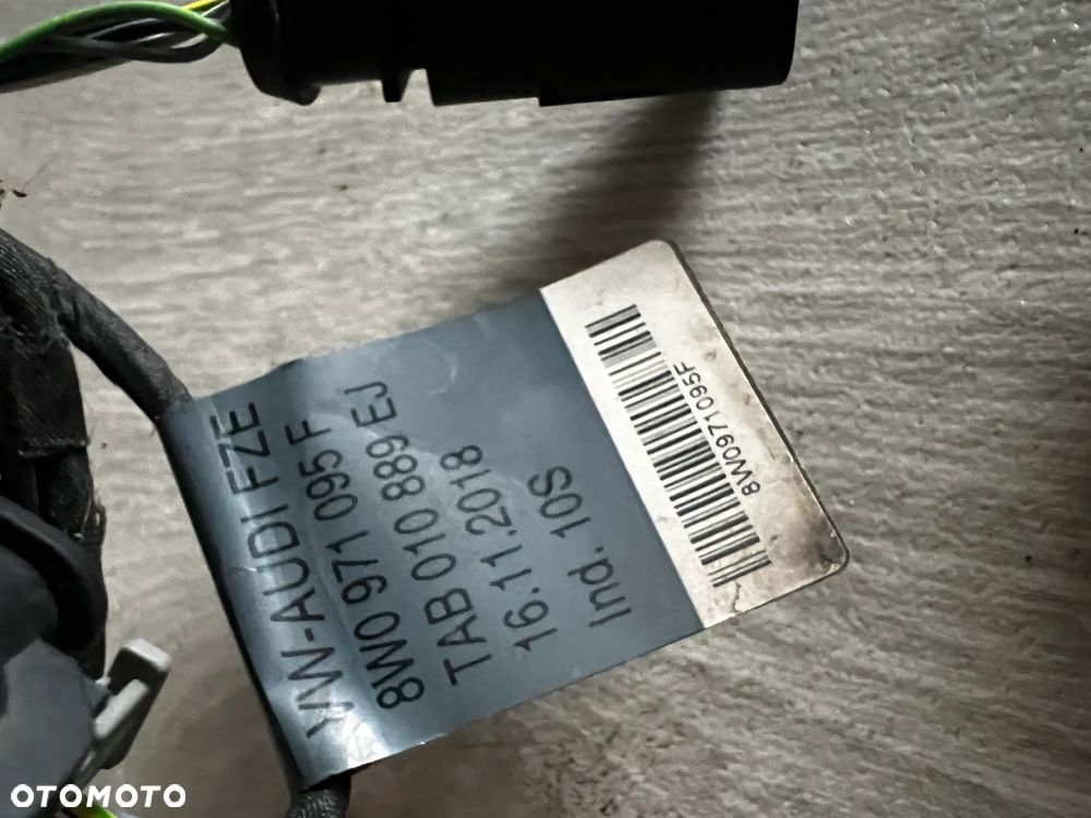 Audi A4 B9 8W WIĄZKA PRZEWODÓW INSTALACJA PDC ZDERZAKA PRZÓD 8W0971095 F - 2