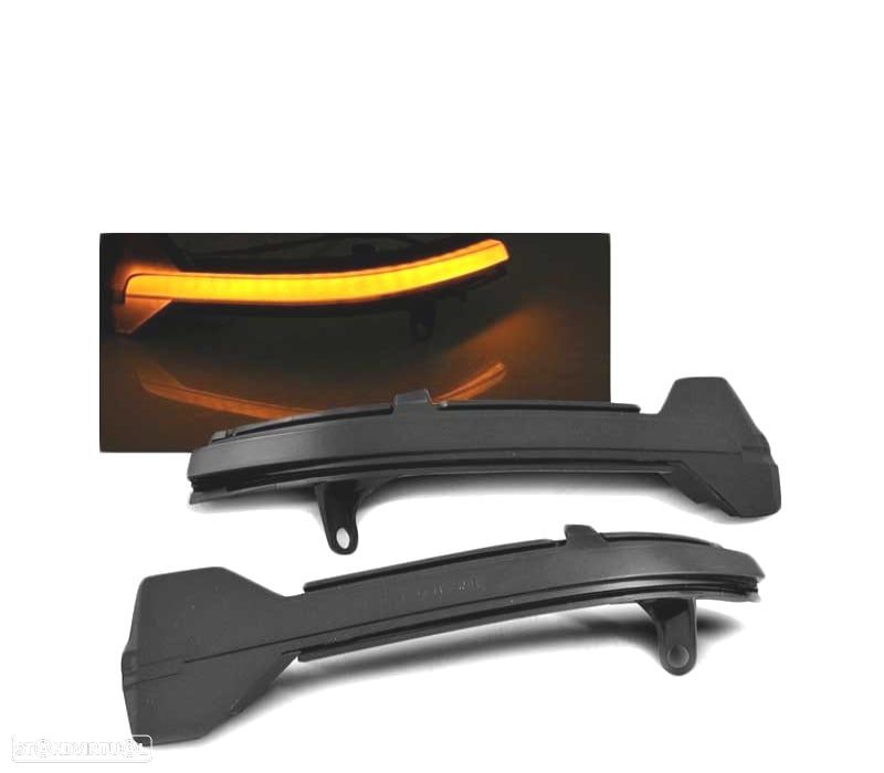 PISCAS LATERAIS LED DINAMICOS BMW F10 F11 F12 F13 F01 ESPELHOS - 1