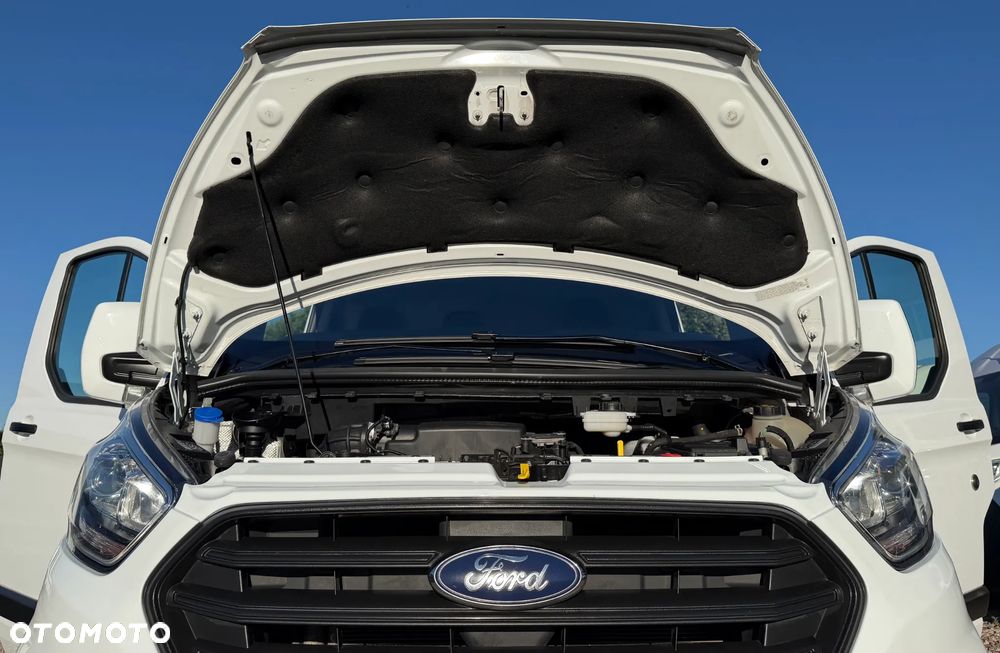 Ford TRANSIT CUSTOM VAN 300L MODEL L2H1 Long VAT-1 Cięż. 3 osobowy SILNIK 2.0 130KM Euro-6 DUŻA ŁADOWNOŚĆ 1086kg DMC 3000kg Homologacja na hak 2800kg ZABUDOWA PAKI! Niski przebieg TYLKO 93tys.km! - 22