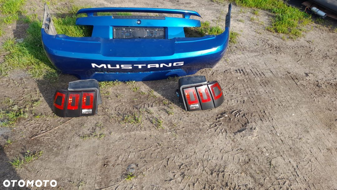 ford mustang cabrio 2005 klapa tył zderzak tył lampy tył - 2