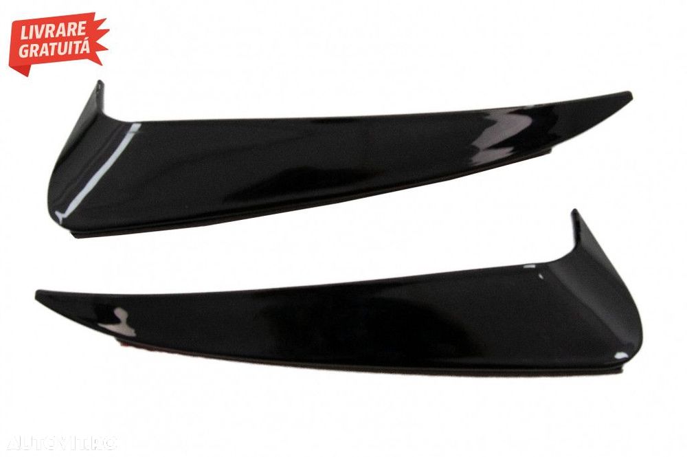 Ornamente bara Spate flapsuri Mercedes C Class W205 (2014-2020) Negru - 2