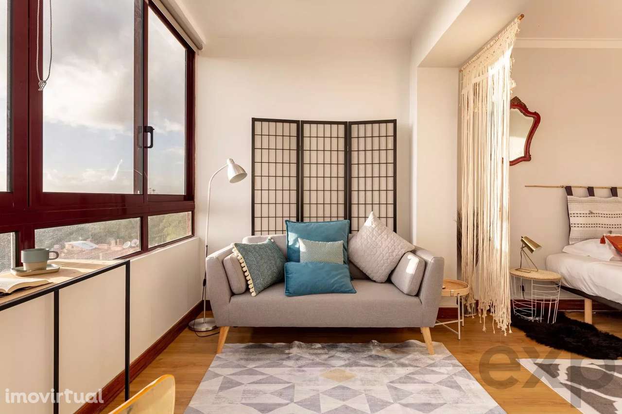 Estúdio totalmente mobilado e equipado com vista mar em São João da Ca - Grande imagem: 4/11