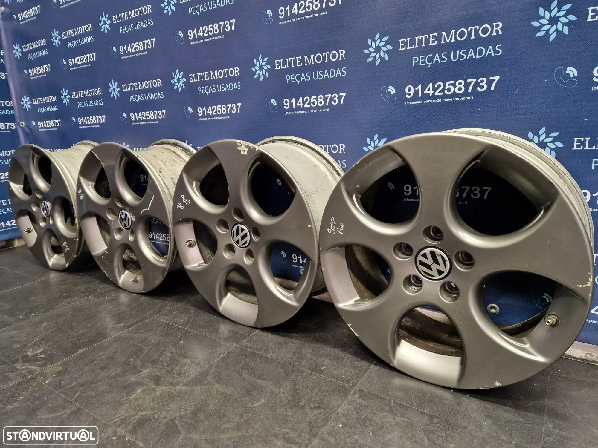 Jantes usadas VW GOLF V 5 GT 17 5X112 ORIGINAIS JETTA TOURAN - 2