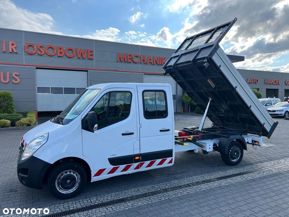 Opel Movano Master 130 DCI WYWROTKA 3 STRONNA Doka Brygadówka Skrzynia 6-miejsc Salon PL - 7