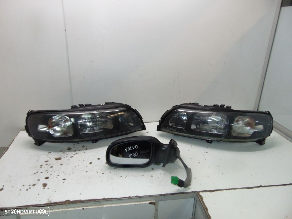 Volvo v70 ou s70 ano 2001 farois/ espelho esquerdo - 1